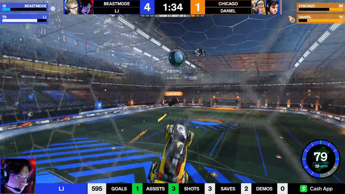 Dynamic HUD Overlay for Rocket League